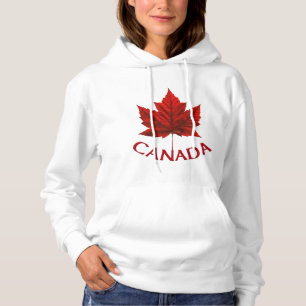 Canada Maple Leaf Women's Hoodie Hooded Shirt