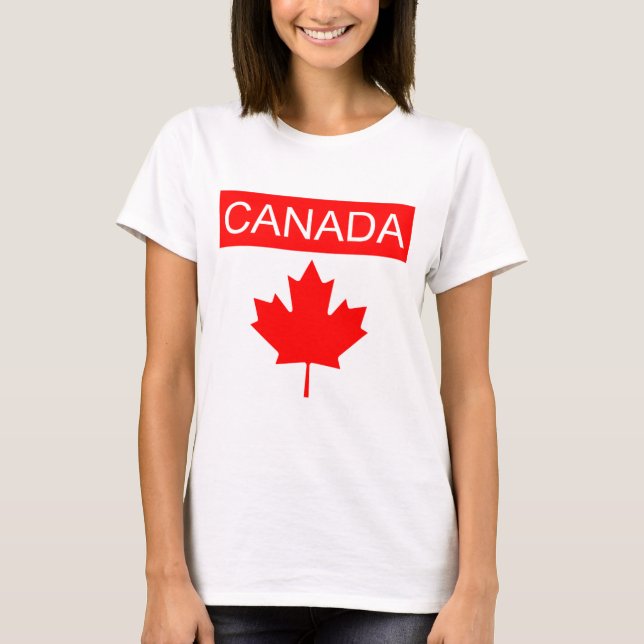 Canada Maple Leaf Women's T-Shirt (Front)