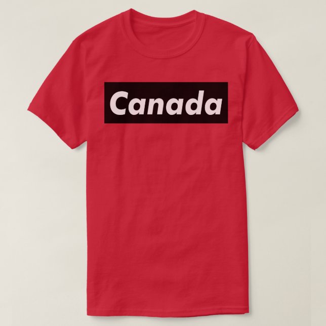 Canada Meat Brown T-Shirt (Design Front)
