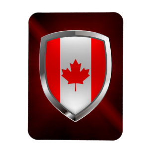 Canada Mettalic Emblem Magnet