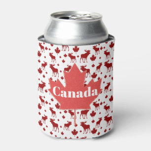 Canada Moose and Maple Leaf Beer Cooler