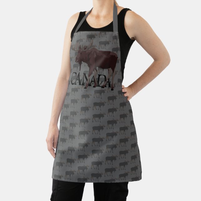 Canada Moose Aprons Canada Souvenir Aprons (Insitu)