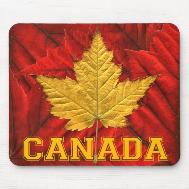 Canada Mousepad Canada Maple Leaf Mousepad Gifts (Front)