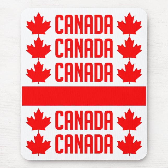 Canada mousepad, customise mouse pad (Front)