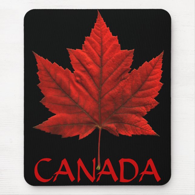 Canada Mousepad Red Canada Maple Leaf Mousepad (Front)