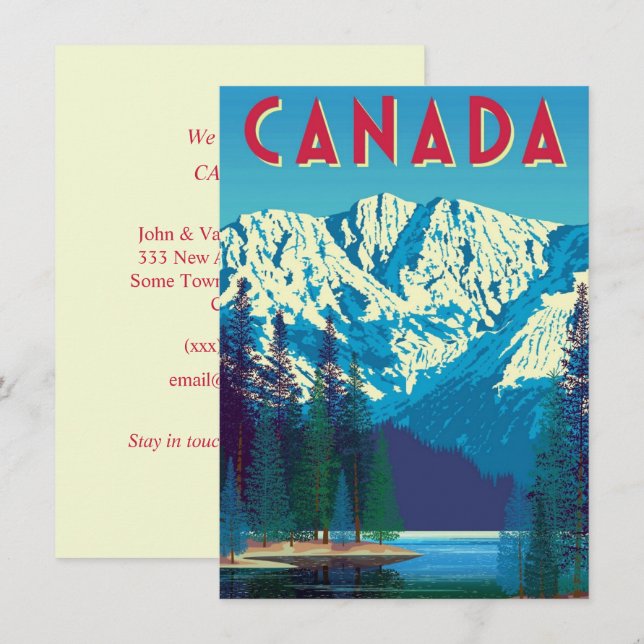 Canada Moving Announcement (Front/Back)