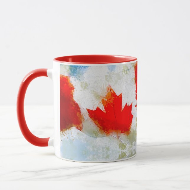 Canada My Canada (Canadian Flag) Mug (Left)
