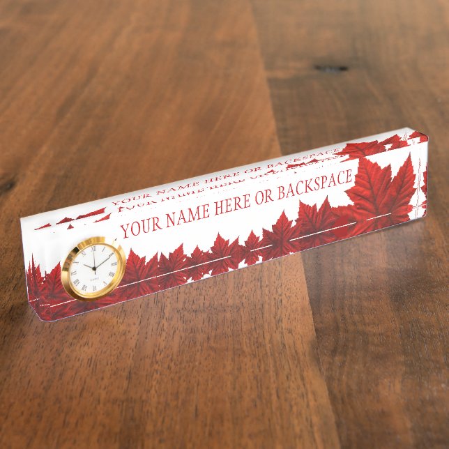 Canada Name Plates Personalised (Side)