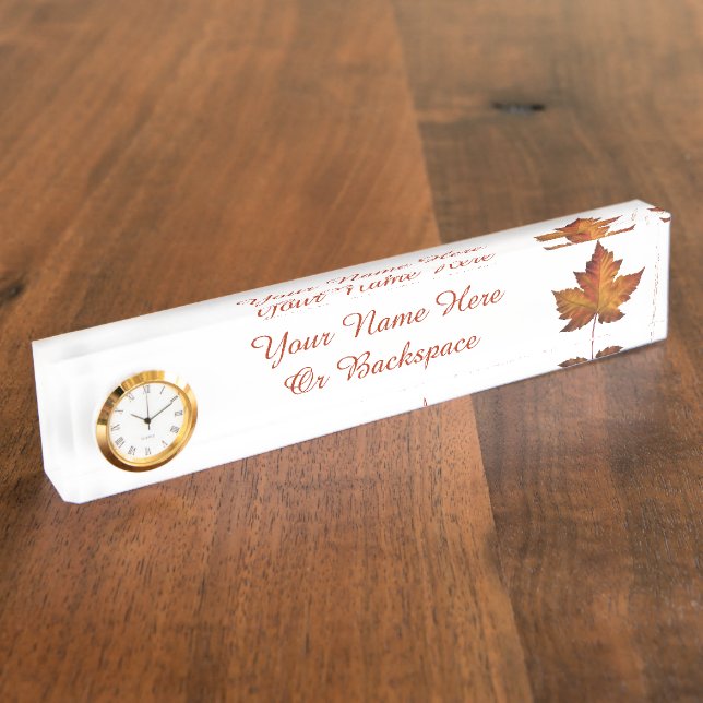 Canada Name Plates Personalised Canada Name Plate (Side)