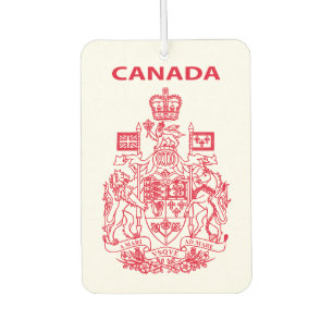 Canada national emblem car air freshener