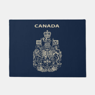 Canada national emblem doormat