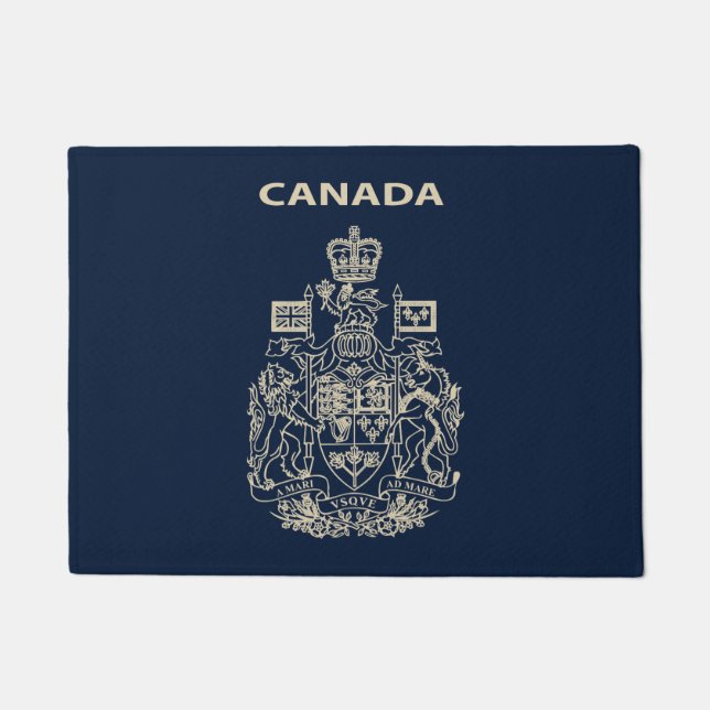 Canada national emblem doormat (Front)