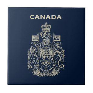 Canada national emblem tile