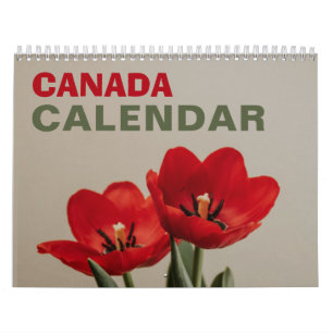 Canada Nature Wall Calendar 2026 Canadian Holidays