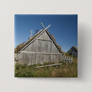 Canada, Newfoundland and Labrador, L'Anse Aux 3 15 Cm Square Badge