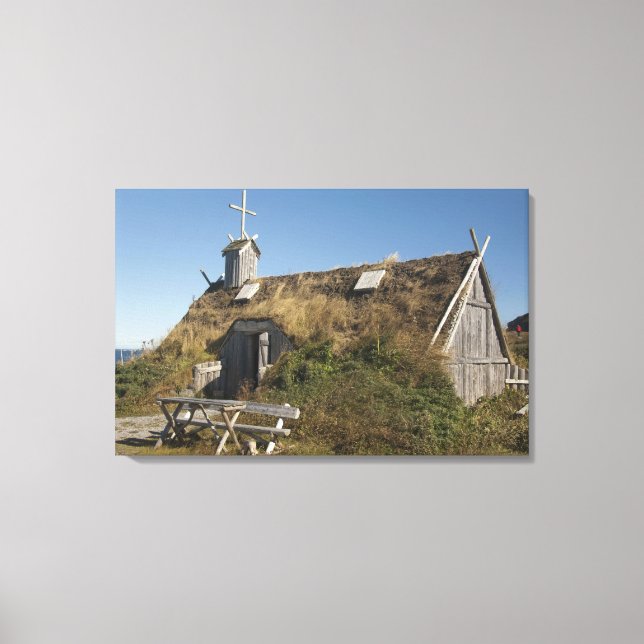 Canada, Newfoundland and Labrador, L'Anse Aux Canvas Print (Front)