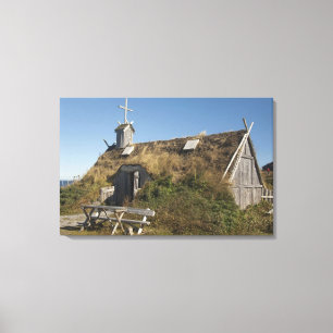Canada, Newfoundland and Labrador, L'Anse Aux Canvas Print