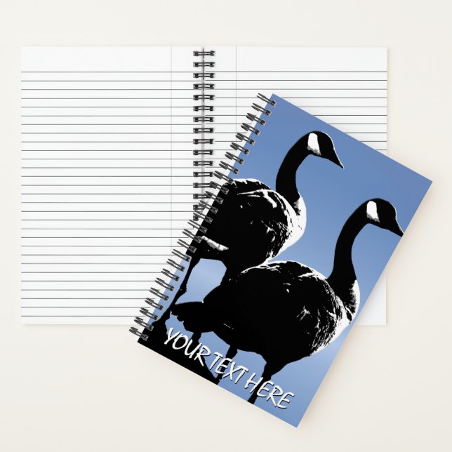 Canada Notebook Custom Canada Goose Notebooks Gift (Inside)
