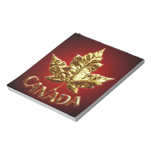 Canada Notepad Gold Medal Canada Souvenir Notepad (Rotated)