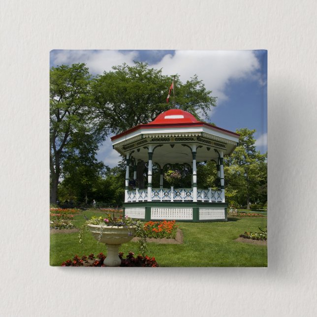 Canada, Nova Scotia, Halifax, Public Gardens. 2 15 Cm Square Badge (Front)