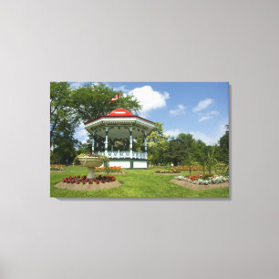 Canada, Nova Scotia, Halifax, Public Gardens. Canvas Print