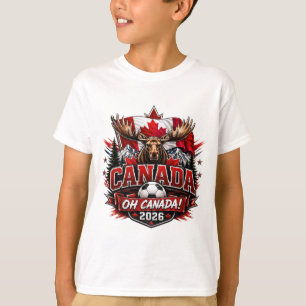 Canada Oh Canada 2026 Soccer Fan T-Shirt