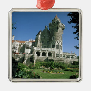 Canada, Ontario, Toronto. Historic Casa Loma Metal Tree Decoration