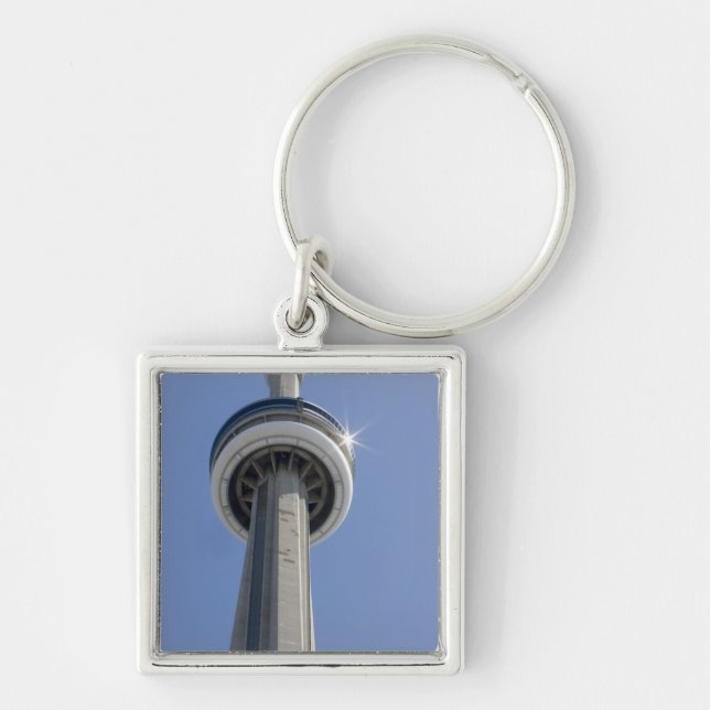 Canada, Ontario, Toronto. Top of CN Tower with Key Ring (Front)