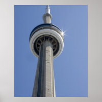 Canada, Ontario, Toronto. Top of CN Tower with