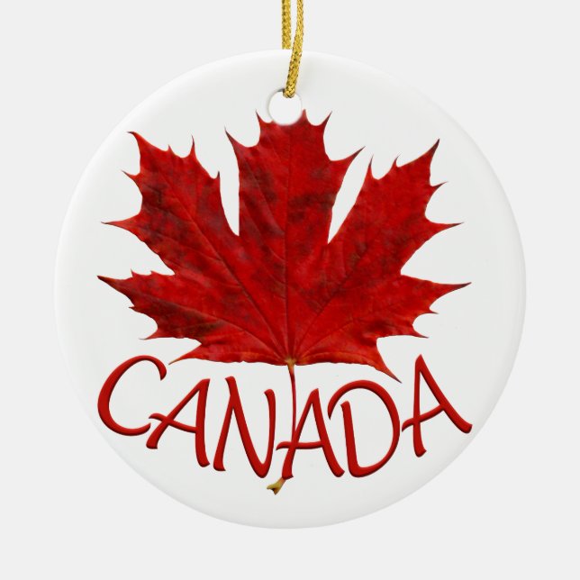 Canada Ornament Canada Maple Leaf Ornaments (Front)