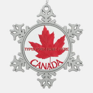 Canada Ornament Personalised Canada Souvenir