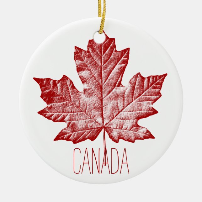 Canada Ornament Personalised Souvenir  Canada Gift (Front)