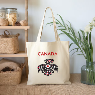 Canada Pacific Northwest Haida Bird Light-Color Tote Bag