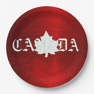 CANADA PAPER PLATE