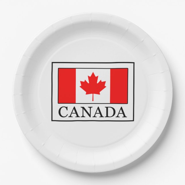 Canada Paper Plate (Front)