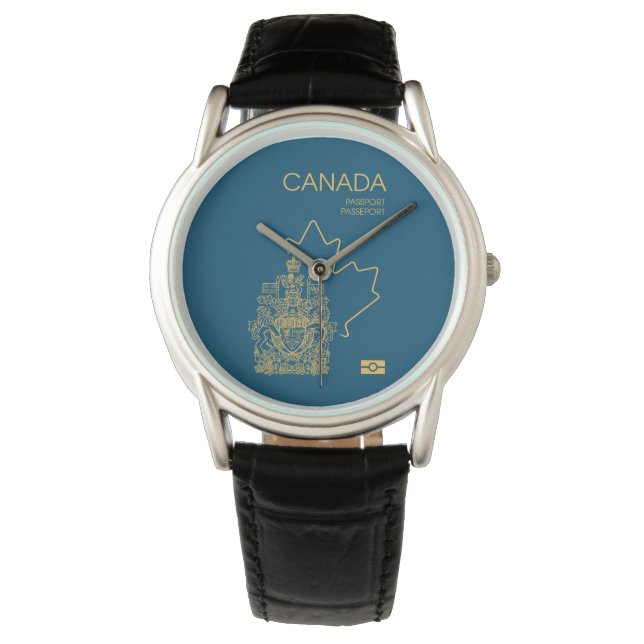 Canada passport wristwatch (Front)
