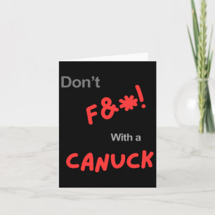 Canada Patriotism Sticker Card