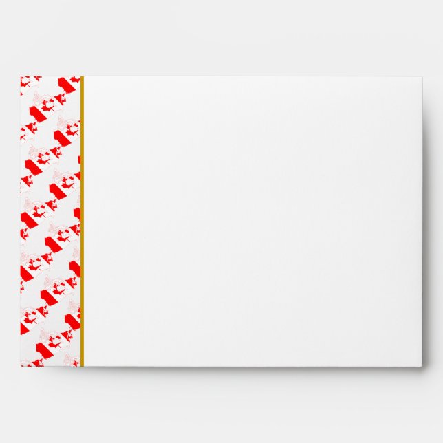 CANADA Personalised Celebrations Weddings Envelope (Front)