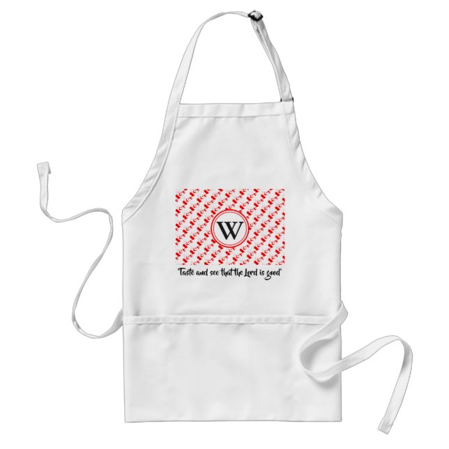 CANADA Personalised | Monogram | Taste and See Standard Apron (Front)