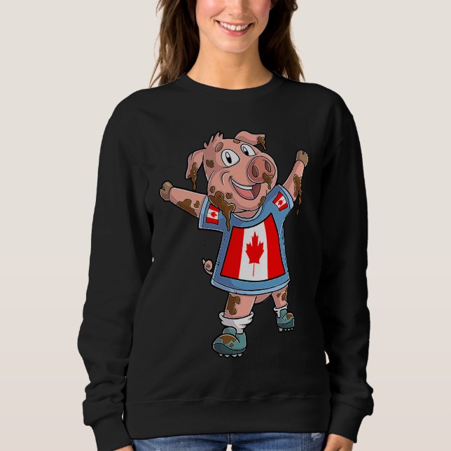 Canada pig fan sweatshirt (Front)