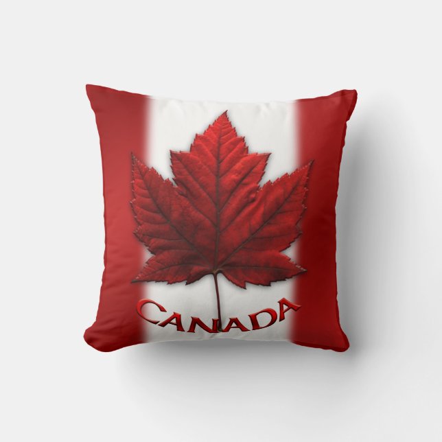 Canada Pillow Canadian Flag Souvenir Pillow (Front)