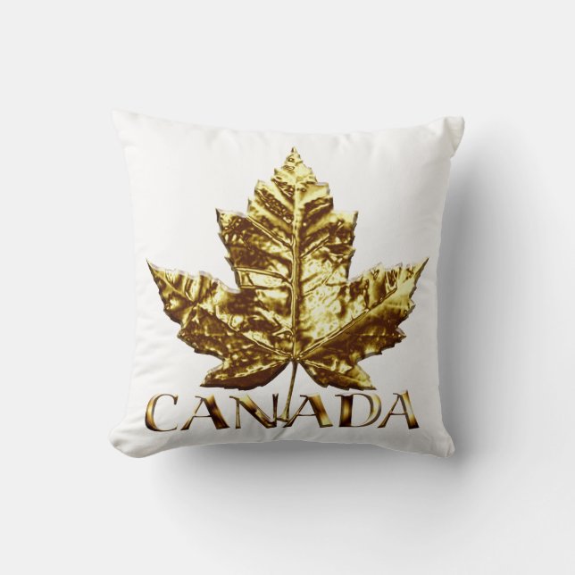 Canada Pillow Gold Canada Team Souvenir Pillow (Front)