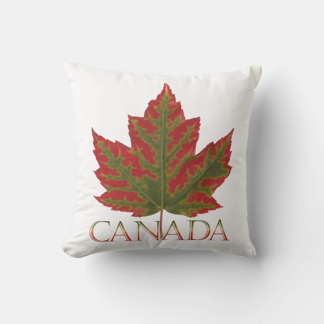 Canada Pillow Personalise Canada Maple Leaf Pillow (Front)
