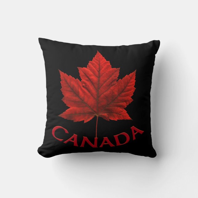Canada Pillow Personalised Canadian Flag Pillow (Front)