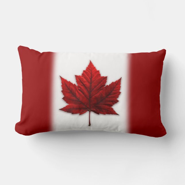 Canada Pillow Personalised Canadian Flag Pillow (Front)