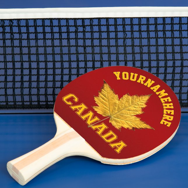 Canada Ping Pong Paddle Varsity Canada Personalise (Insitu)