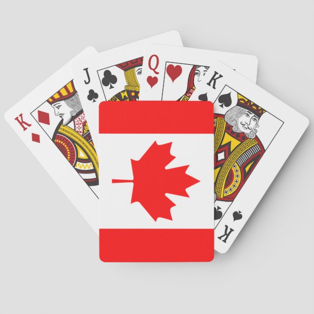 Canada playing card deck (Back)