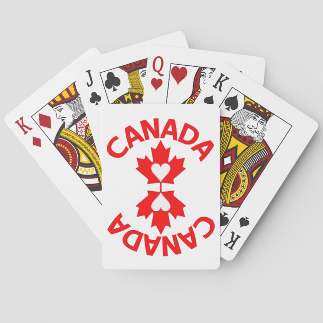 CANADA playing cards (Back)