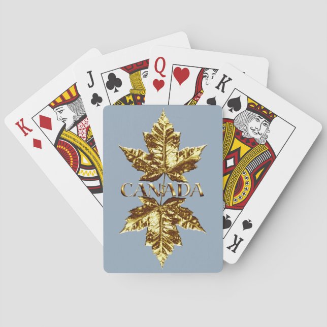 Canada Playing Cards Canada Custom Souvenir Cards (Back)