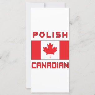 Canada Polish Canadian Flag